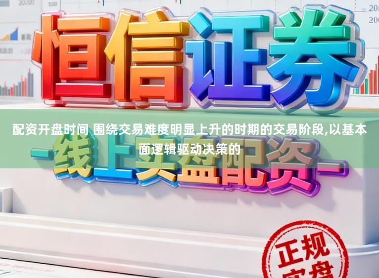 配资开盘时间 围绕交易难度明显上升的时期的交易阶段,以基本面逻辑驱动决策的